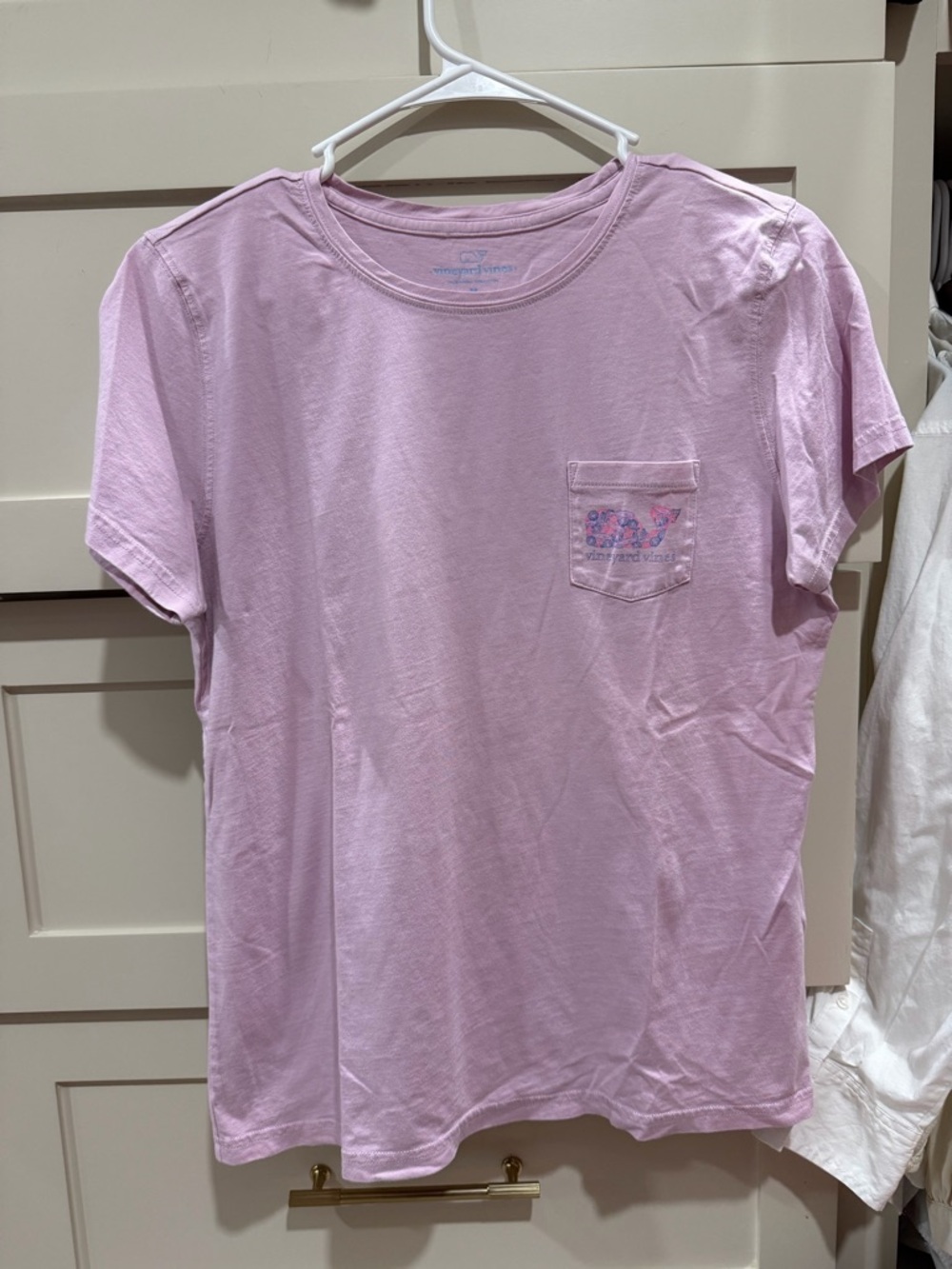 Vineyard Vines Light Pink Short Sleeve Pocket Tee